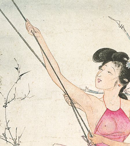 东兴市-胡也佛的仕女画和最知名的金瓶梅秘戏图